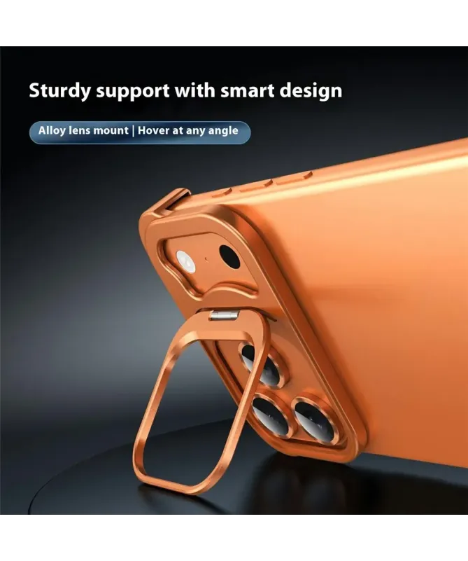 Coque iPhone 17 Pro Max Métallique avec Support Caméra