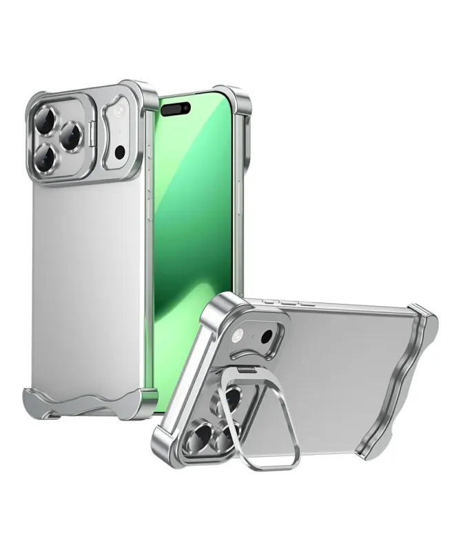 Coque iPhone 17 Pro Max Métallique avec Support Caméra