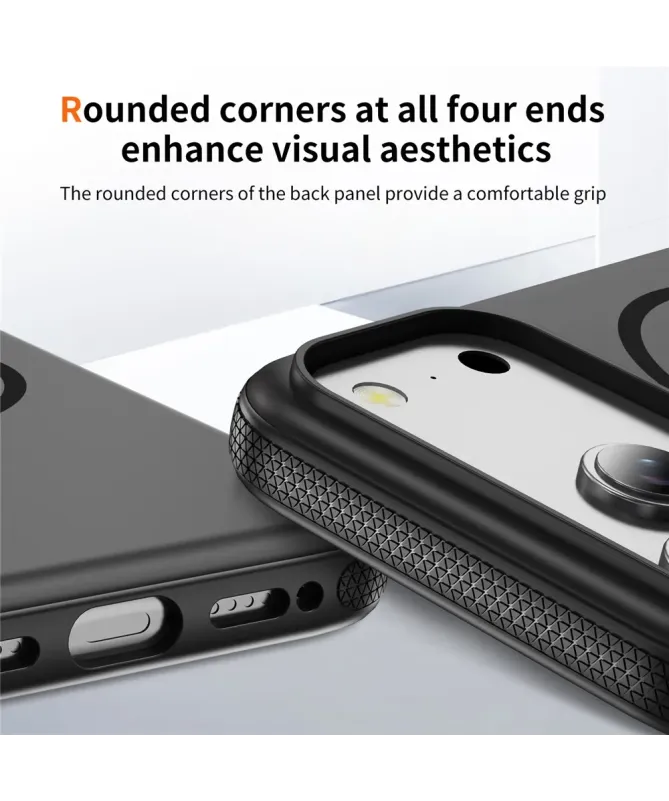 Coque iPhone 17 Pro Max Antichoc MagSafe avec Grip Texturé