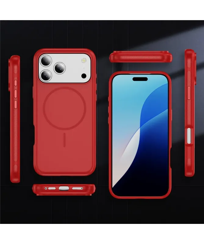 Coque iPhone 17 Pro Max Antichoc MagSafe avec Grip Texturé