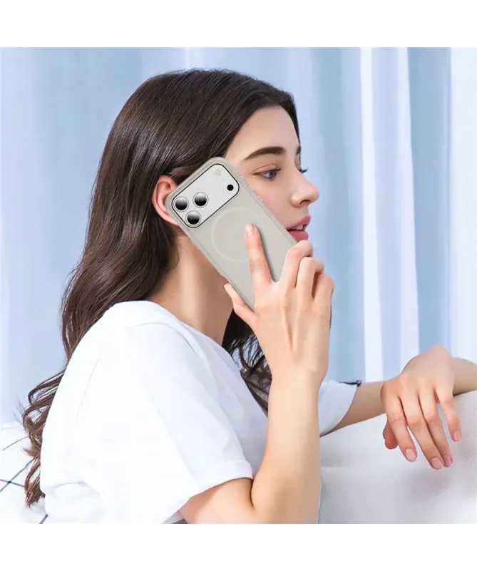 Coque iPhone 17 Pro Max Antichoc MagSafe avec Grip Texturé