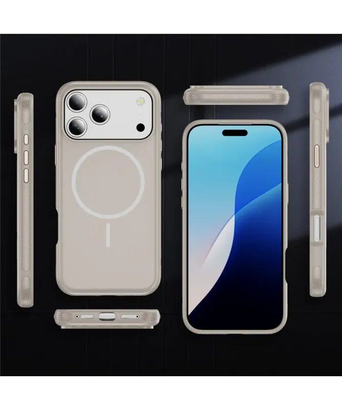 Coque iPhone 17 Pro Max Antichoc MagSafe avec Grip Texturé