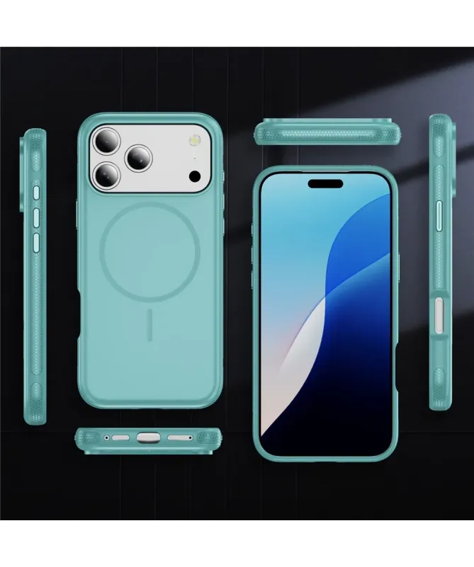 Coque iPhone 17 Pro Max Antichoc MagSafe avec Grip Texturé