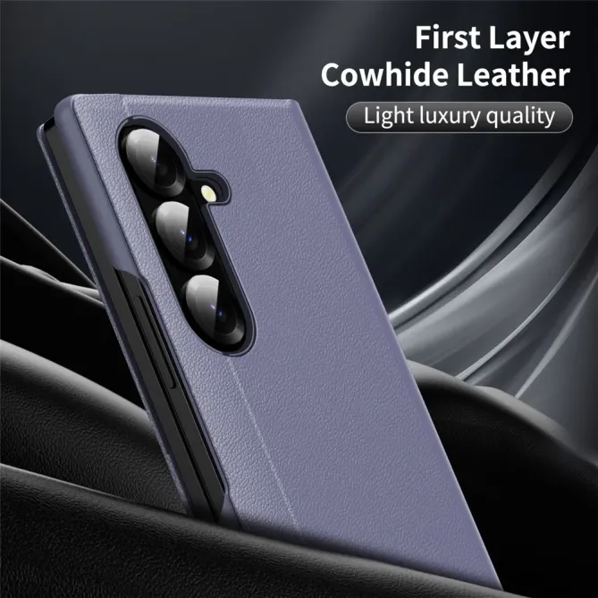 Housse Samsung Galaxy Z Fold 7 avec fenêtre intelligente et porte-cart