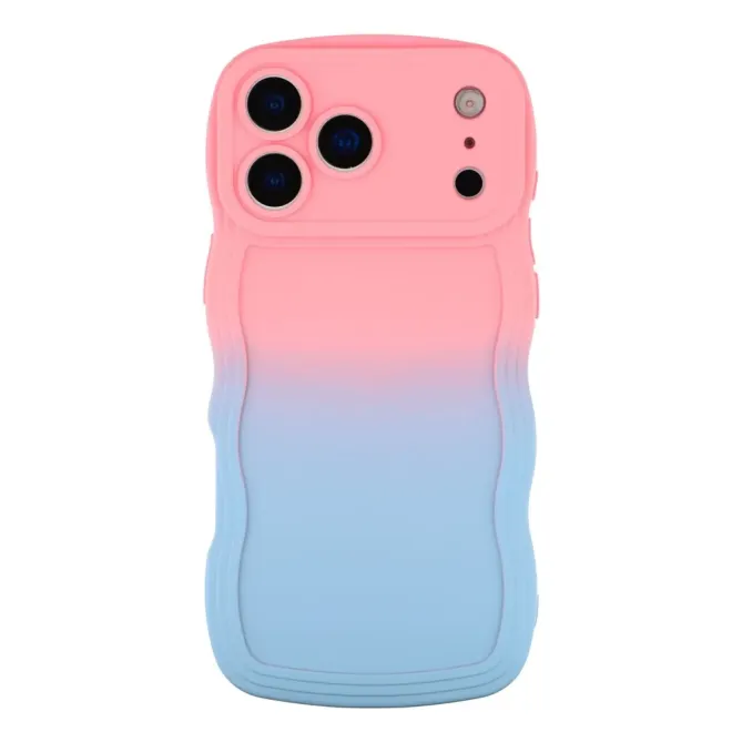 Coque iPhone 17 Pro Max Dégradé Bords Ondulés