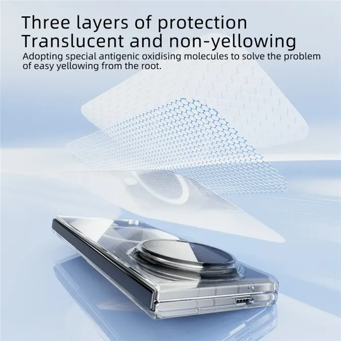 Coque Honor Magic V5 Transparente MagSafe Anti-Jaunissement