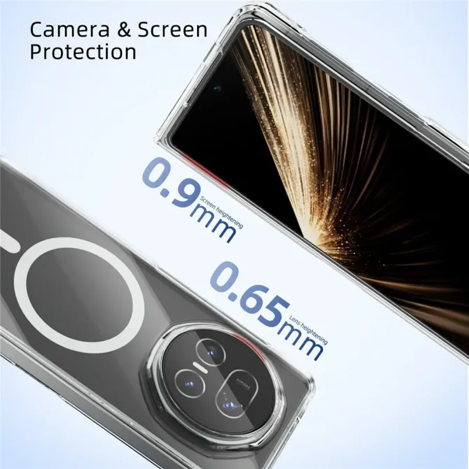Coque Honor Magic V5 Transparente MagSafe Anti-Jaunissement