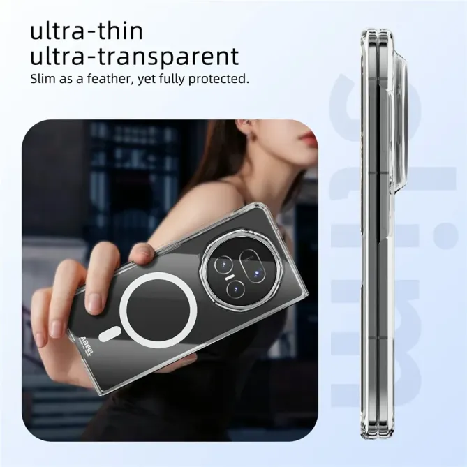Coque Honor Magic V5 Transparente MagSafe Anti-Jaunissement