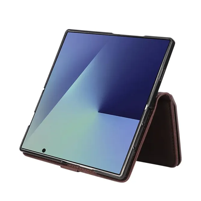 Housse Samsung Galaxy Z Fold 7 Portefeuille Effet Daim | NOMADE