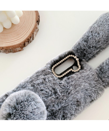 Coque Samsung Galaxy S25 FE Peluche Lapin avec Strass