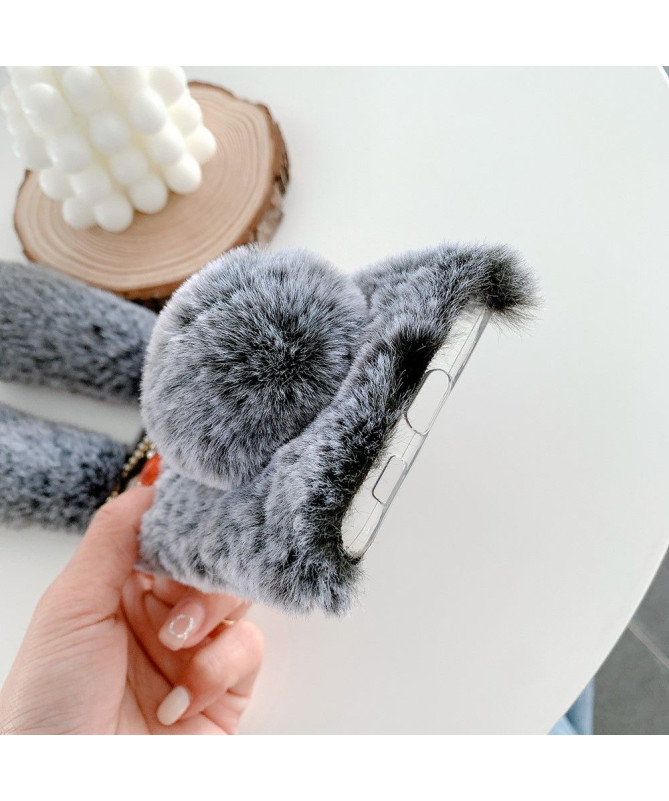 Coque Samsung Galaxy S25 FE Peluche Lapin avec Strass