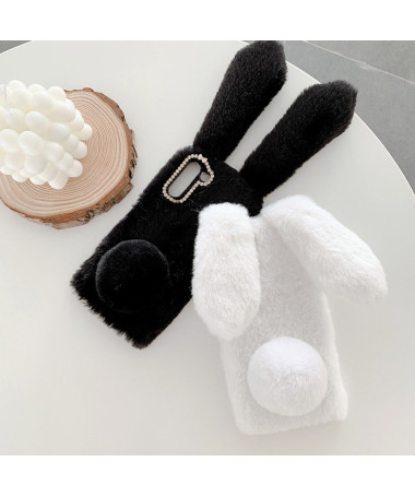 Coque Samsung Galaxy S25 FE Peluche Lapin avec Strass