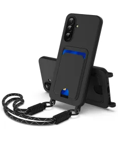 Coque Dragonne Samsung Galaxy S25 FE Silicone avec Porte-Carte