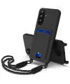 Coque Dragonne Samsung Galaxy S25 FE Silicone avec Porte-Carte