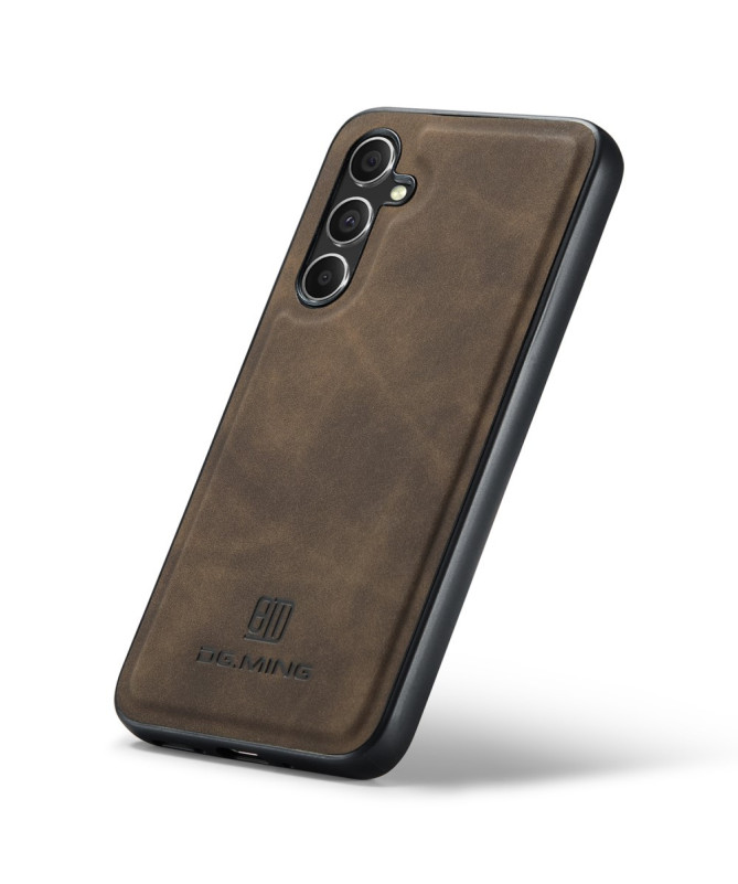 Coque Samsung Galaxy S25 FE DG.MING imitation cuir