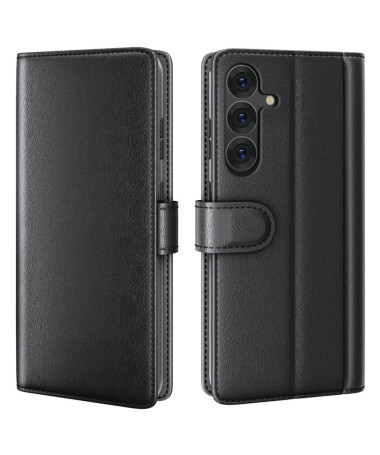 Étui Samsung Galaxy S25 FE portefeuille en cuir premium
