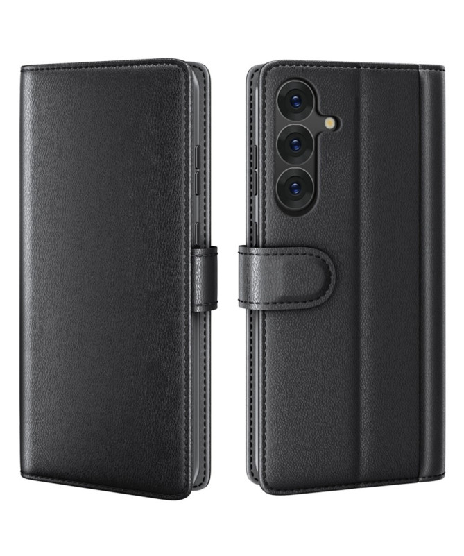 Étui Samsung Galaxy S25 FE portefeuille en cuir premium