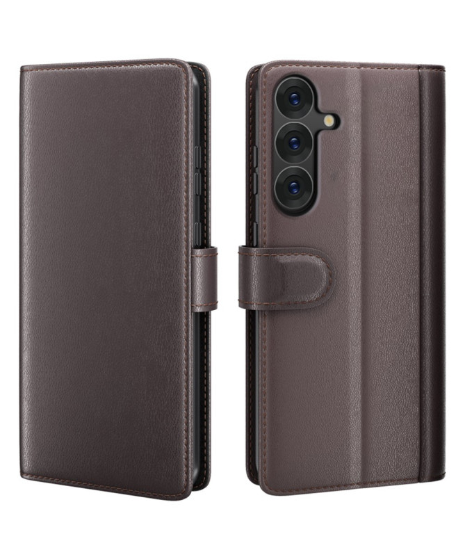 Étui Samsung Galaxy S25 FE portefeuille en cuir premium