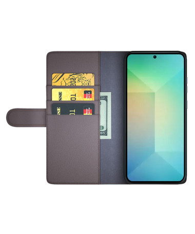 Étui Samsung Galaxy S25 FE portefeuille en cuir premium