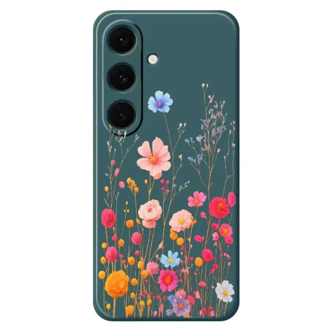 Coque Samsung Galaxy S25 FE Illustration Fleurs Sauvages Colorées