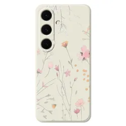 Coque Samsung Galaxy S25 FE Illustration Florale Aquarelle