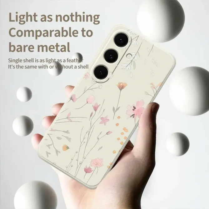 Coque Samsung Galaxy S25 FE Illustration Florale Aquarelle