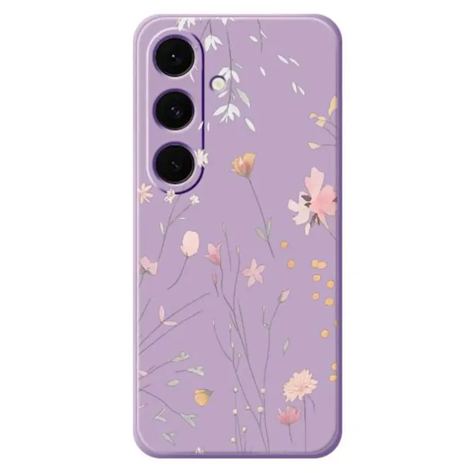 Coque Samsung Galaxy S25 FE Illustration Florale Aquarelle