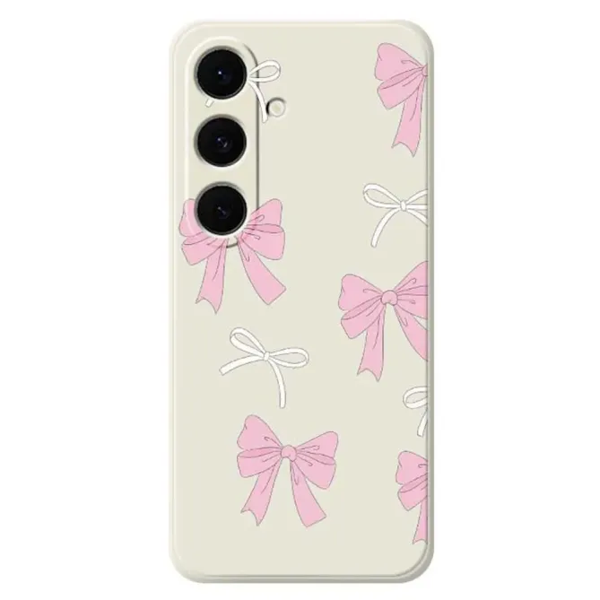 Coque Samsung Galaxy S25 FE Motif Fleurs 3D en Relief Pastel