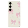 Coque Samsung Galaxy S25 FE Motif Fleurs 3D en Relief Pastel