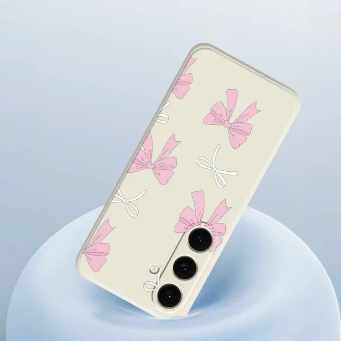 Coque Samsung Galaxy S25 FE Motif Fleurs 3D en Relief Pastel