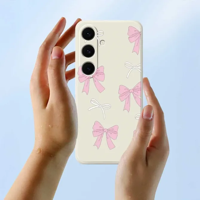 Coque Samsung Galaxy S25 FE Motif Fleurs 3D en Relief Pastel