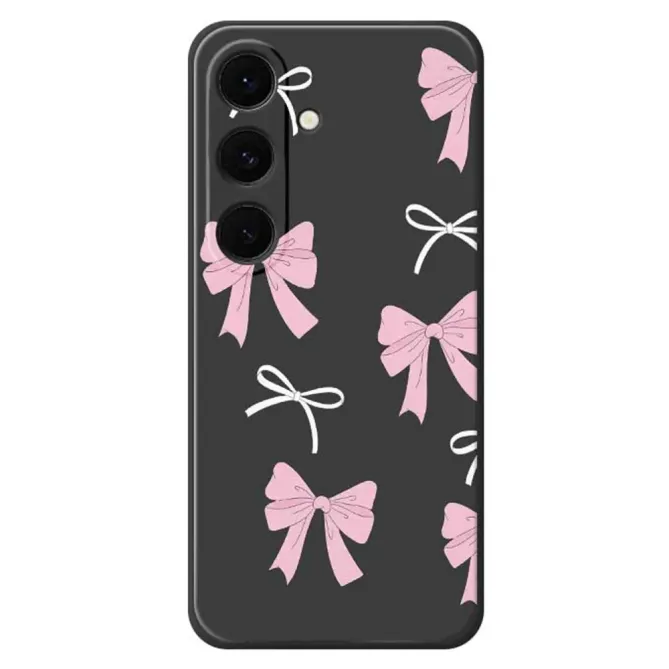 Coque Samsung Galaxy S25 FE Motif Fleurs 3D en Relief Pastel