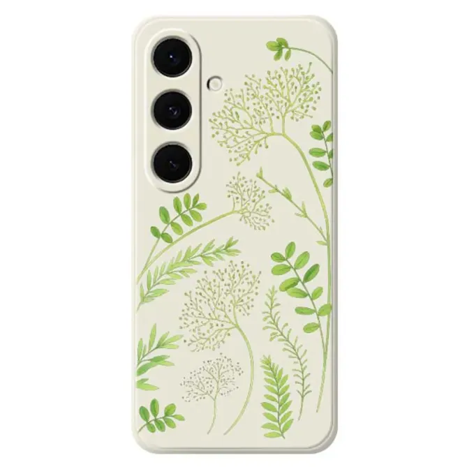 Coque Samsung Galaxy S25 FE Brindilles Vertes