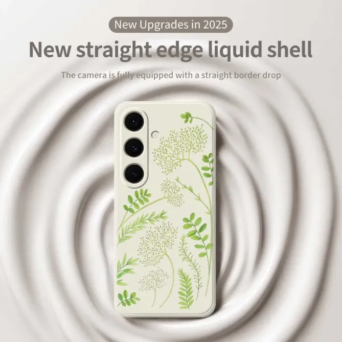Coque Samsung Galaxy S25 FE Brindilles Vertes