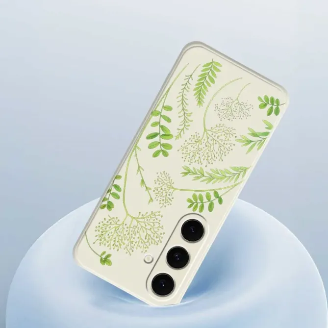 Coque Samsung Galaxy S25 FE Brindilles Vertes