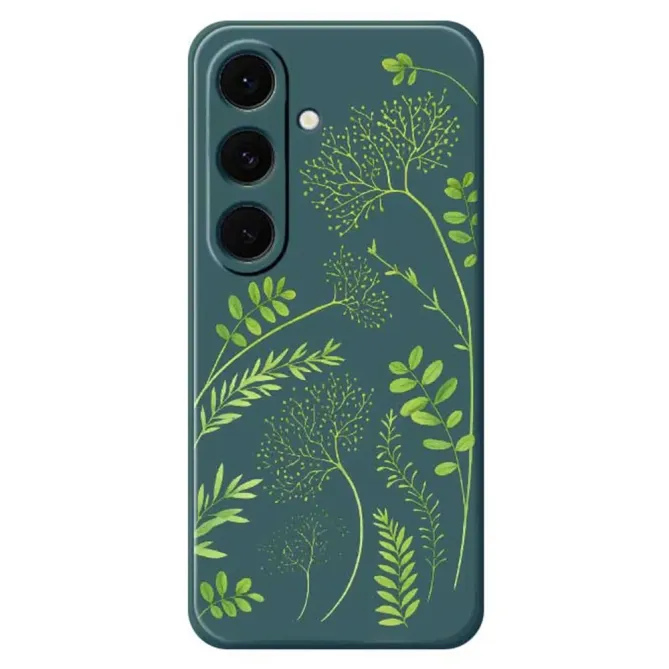 Coque Samsung Galaxy S25 FE Brindilles Vertes