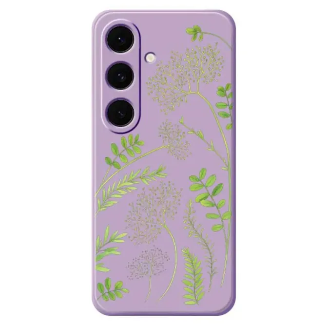 Coque Samsung Galaxy S25 FE Brindilles Vertes