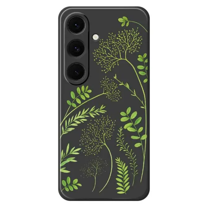 Coque Samsung Galaxy S25 FE Brindilles Vertes