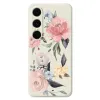 Coque Samsung Galaxy S25 FE Motif Fleurs Aquarelle Vintage