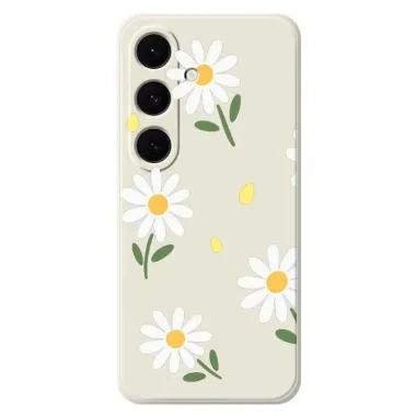 Coque Samsung Galaxy S25 FE Motif Marguerites Blanches
