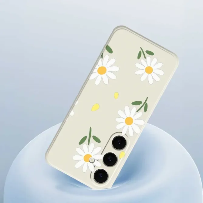 Coque Samsung Galaxy S25 FE Motif Marguerites Blanches