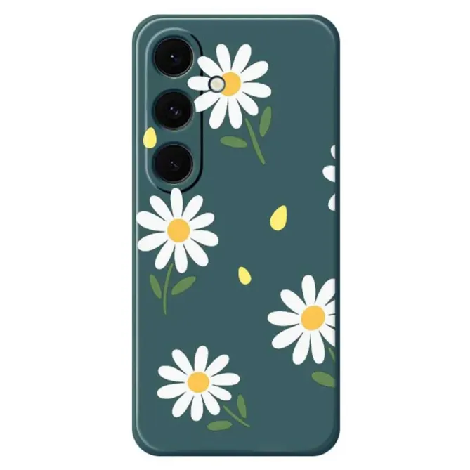 Coque Samsung Galaxy S25 FE Motif Marguerites Blanches