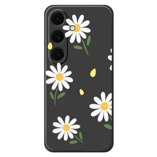 Coque Samsung Galaxy S25 FE Motif Marguerites Blanches