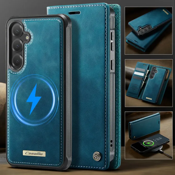 Housse Samsung Galaxy S25 FE Portefeuille Détachable MagSafe RFID