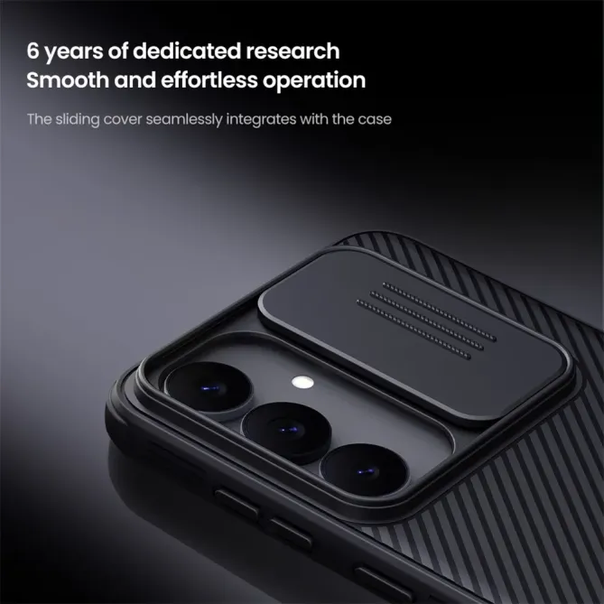 Coque Samsung Galaxy S25 FE Antichoc avec Cache-Caméra
