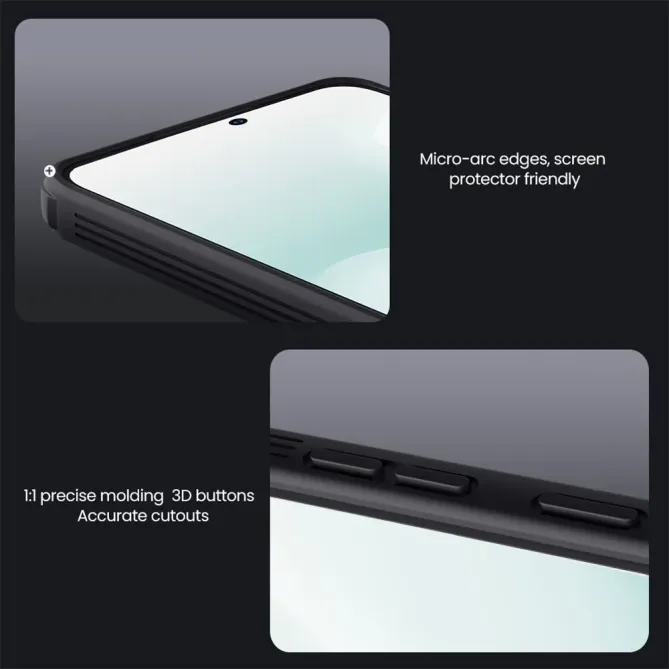 Coque Samsung Galaxy S25 FE Antichoc avec Cache-Caméra