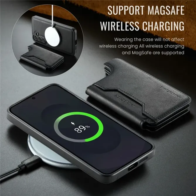 Coque Samsung Galaxy S25 FE Portefeuille Détachable MagSafe