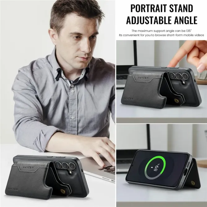 Coque Samsung Galaxy S25 FE Portefeuille Détachable MagSafe