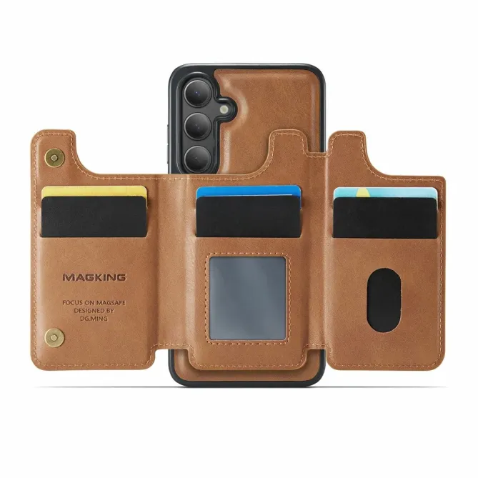 Coque Samsung Galaxy S25 FE Portefeuille Détachable MagSafe