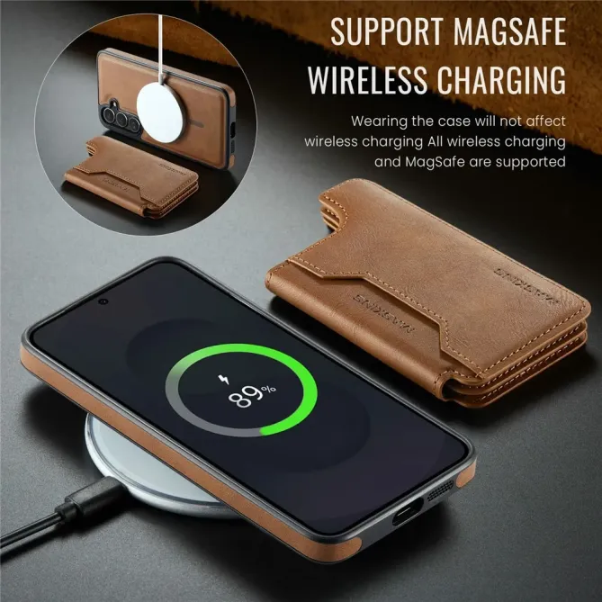 Coque Samsung Galaxy S25 FE Portefeuille Détachable MagSafe